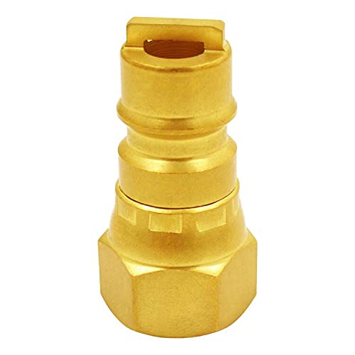 MENSI New 3/8" Quick Key to Hook Up Your Low Pressure Natural Gas Grill with RV's Quick-Connect with 3/8" Female Flare Joint