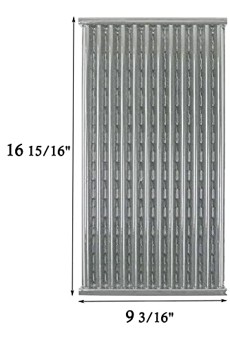 Cmanzhi S5C073 (3-Pack) 16 15/16 inch Stainless Steel Cooking Grid Replacement for Charbroil 463434313, 463436813, 463436514