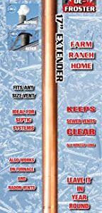 Sewer Skewer 17 in. L Copper Sewer Vent Defroster Extender