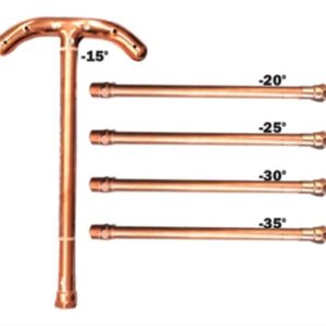 Sewer Skewer 17 in. L Copper Sewer Vent Defroster Extender