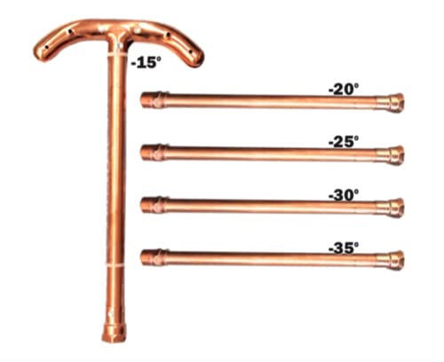 Sewer Skewer 17 in. L Copper Sewer Vent Defroster Extender