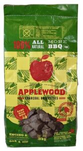 billy buckskin co. oak & apple charcoal briquettes | burns hotter, longer & cleaner | 100% natural oak & apple wood | prized flavor briquettes | lights easily | 6.5-pound bag