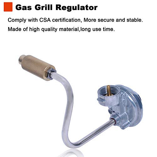 Ketofa Gas Regulator Replacement 5010000743 for Coleman Roadtrip LEX LXX Series Portable Gril, 1LB Propane Gas Regulator Assembly Replaces for Coleman C001 - CSA Certified