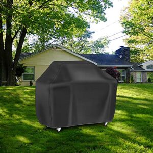 Grill Cover 58-inch, Waterproof Gas Grill Cover, Outdoor BBQ Cover for Weber Char-Broil Brinkmann, Fade & UV-Resistant, Weather-Resistant