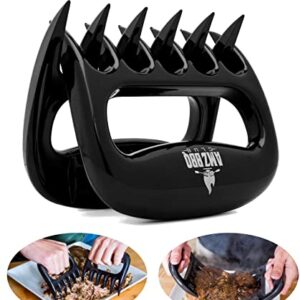 AMZ BBQ CLUB Grilling Accessories - Silicone BBQ Gloves, Food Grade Meat Claws, Digital Grilling Thermometer | BBQ Set for Cooking Grilling Barbecue Roasting Baking Open Flame