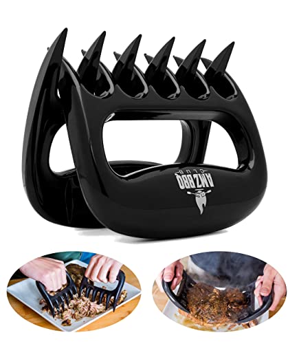 AMZ BBQ CLUB Grilling Accessories - Silicone BBQ Gloves, Food Grade Meat Claws, Digital Grilling Thermometer | BBQ Set for Cooking Grilling Barbecue Roasting Baking Open Flame