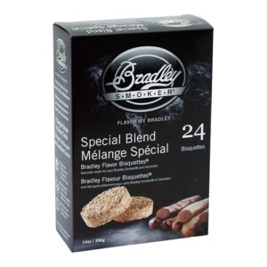 bradley smoker btsb24 btsb24-flavor bisquettes-special blend 24pk, 24-pack, multi