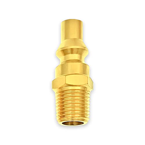 Propane Natural Gas 1/4 Inch RV Quick Connect Fitting Adapter Full Flow Plug for Female Flare Propane Extension Hose Hook Portable BBQ Gas Grill Camper Heater Fire Pit