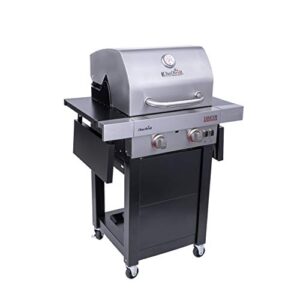 Char-Broil 463632320 Signature TRU-Infrared 2-Burner Cart Style Gas Grill, Stainless/Black