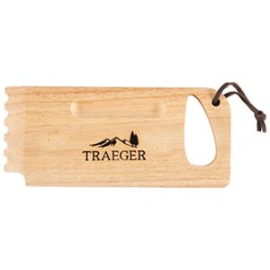 Traeger Pellet Grills BAC454 Wooden Scape Grill Scraper, Wood