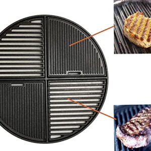 Dongftai CH83G Cast Iron Grate,Modular Fits 22.5" Grills, Pre Seasoned, Non Stick Cooking Surface