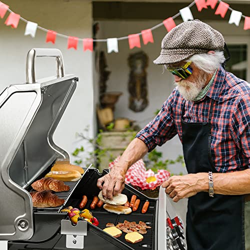 Royal Gourmet 5-Burner Propane Gas Grill with Side Burner, Stainless Steel Barbeque Grills, Silver, GA5404S