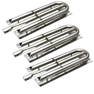 direct store parts da108 (3-pack) stainless steel burner replacement for viking gas grill (3)