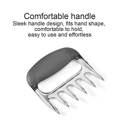 Bear claw， barbecue meat mincer，Meat Separator, stainless steel wire drawing meat mincer-barbecue and barbecue utensils, Meat Claws,Meat Shredder Claws，Shred and Cut Meats，a set of 2