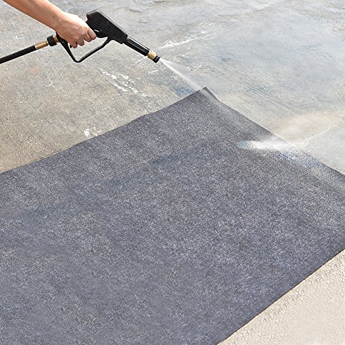 Under Grill Mat,Grilling Gear for Gas and Electric Grill, Absorbent Fabric Material, Washable,Reusable Floor Mat to Protect Decks and Patios from Grease Splatter (F:36inches x 54inches)