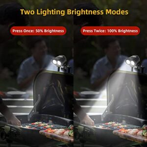 RVZHI BBQ Grill Lights for Outdoor: Personalized Birthday Gifts for Men Friends Husband Him, Unique for Dad, Cool Gadgets Two Brightness Setting Bright Grilling Accessories with Batteries