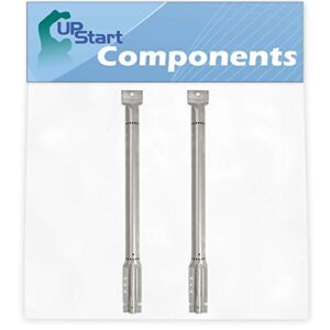 upstart components 2-pack bbq gas grill tube burner replacement parts for kenmore 415.16237 - compatible barbeque stainless steel pipe burners