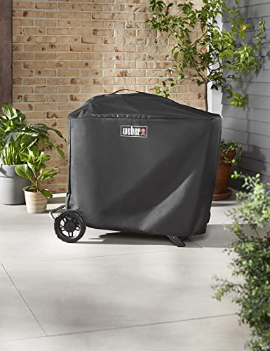 Weber Traveler Premium Grill Cover, Heavy Duty and Waterproof