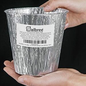 Smoker Bucket Drip Foil Liner Tray for Catching Grease, Compatible with Traeger, Oklahoma Joe, Behrens, Pitboss, Green Mountain, Pit Boss & Other Grill Bucket Accessories for Pro Pellet Oklahoma Joe's (12pk, 5.75 x 5.75 inches)