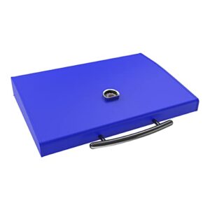 safbbcue 17 inch hard cover hood compatible with blackstone 17" table top griddle (17" hard cover blue)