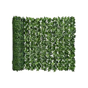 loyisvidion artificial ivy telescopic privacy fence screen, 19.7x19.7in artificial hedges fence and faux ivy vine leaf decoration for outdoor decor, garden (19.7x19.7in)