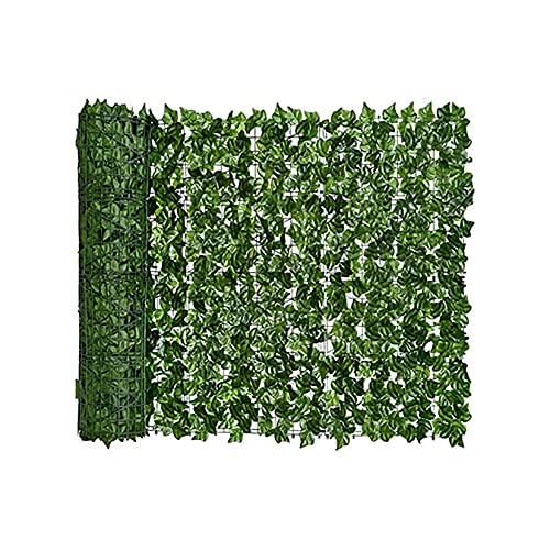 LoyisViDion Artificial Ivy Telescopic Privacy Fence Screen, 19.7x19.7in Artificial Hedges Fence and Faux Ivy Vine Leaf Decoration for Outdoor Decor, Garden (19.7x19.7in)