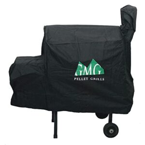 green mountain grills 3001 daniel boone outdoor bbq grill protective heavy-duty weather-resistant canvas cover, black