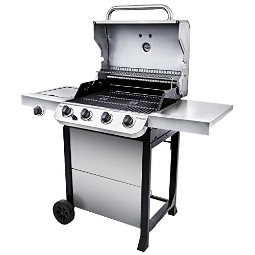 Char-Broil 463377319 Performance 4-Burner Cart Style Liquid Propane Gas Grill, Stainless Steel