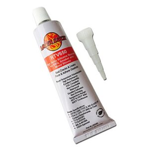 LavaLock RTV 650 F BBQ grill smoker sealer Hi Temp Silicon adhesive 3 oz. ( 2.8 fluid ounce)