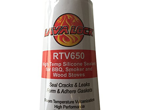 LavaLock RTV 650 F BBQ grill smoker sealer Hi Temp Silicon adhesive 3 oz. ( 2.8 fluid ounce)