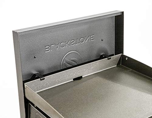 Blackstone 5079 Hard Cover Top Lid with Handle for 22" Griddle - Lightweight & Durable Storage Hood Cover - Powder Coated Steel - Flat Top Griddle Accessories Water Resistant Premium Model, Black