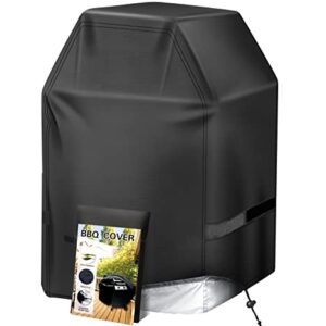 Aoretic Grill Cover 32 inch Gas BBQ-Cover, Fit Most 2 Burner Grill Waterproof Small Barbeque Cover with Velcro Straps & Adjustable Drawstring for Weber,Nexgrill,Char-Broil, Monument,Dyna-Glo,Kenmore