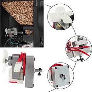 Auger Motor, Grill Induction Fan, Fire Burn Pot, and Hot Rod Ignitor Kit, with Screws and Fuse Compatible with Pit Boss and Traeger Wood Pellet Grill