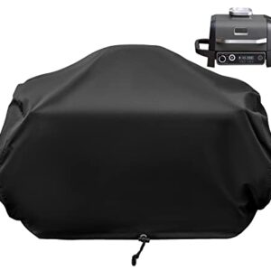 Amerbro Cover for Ninja Woodfire Outdoor Grill - Waterproof Grill Cover for Ninja OG701 Grill Smoker - Anti-Fade & UV Resistant, Heavy Duty 600D Oxford Fabric - 19" x 24" x 13"