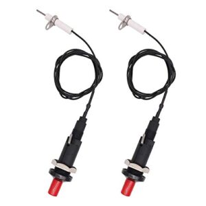 meter star push button kitchen lighters piezo spark ignition set with 200 degree resistance cable 1 meter len set of 2