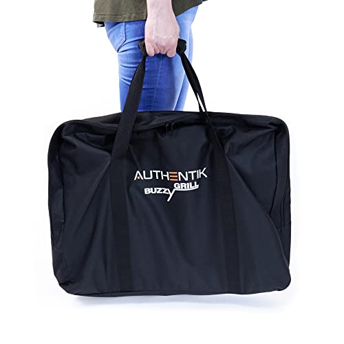 Authentik BuzzyGrill Camping Grill and BuzzyGrill Portable Storage Carry Bag Bundle