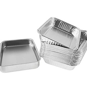 AJinTeby Catch Pan Holder 7515 with 20-Pack Drip Pan Liners Aluminum Disposable Grease Trays for Weber Genesis 1000-5500, Silver/Gold/Platinum, Genesis II Series, Platinum I/II, and Summit Grills