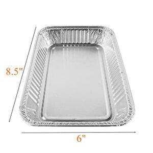 AJinTeby Catch Pan Holder 7515 with 20-Pack Drip Pan Liners Aluminum Disposable Grease Trays for Weber Genesis 1000-5500, Silver/Gold/Platinum, Genesis II Series, Platinum I/II, and Summit Grills