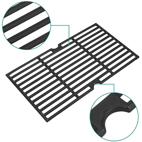 EasiBBQ Cast Iron Grill Grates for Charbroil 463436215 463439915 463436214 463230513 463230515 463230514 463239915 463433016 463230515 Cooking Grate for Char-Broil G432-001N-W1 G458-0900-W1