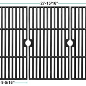 EasiBBQ Cast Iron Grill Grates for Charbroil 463436215 463439915 463436214 463230513 463230515 463230514 463239915 463433016 463230515 Cooking Grate for Char-Broil G432-001N-W1 G458-0900-W1