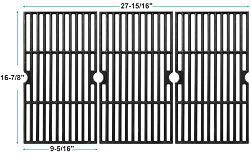 EasiBBQ Cast Iron Grill Grates for Charbroil 463436215 463439915 463436214 463230513 463230515 463230514 463239915 463433016 463230515 Cooking Grate for Char-Broil G432-001N-W1 G458-0900-W1