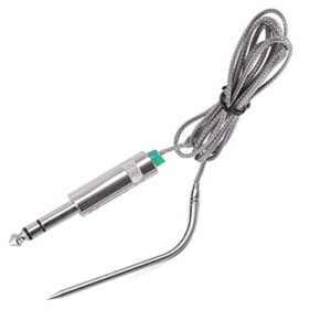 replacement temperature meat probe, compatible with green mountain grills, works with gmg pellet grills daniel boone choice& jim bowie choice grill