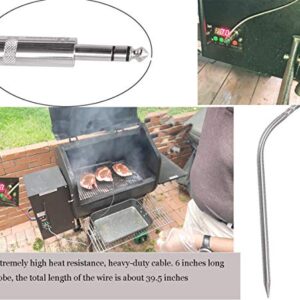 Replacement Temperature Meat Probe, Compatible with Green Mountain Grills, Works with GMG Pellet Grills Daniel Boone Choice& Jim Bowie Choice Grill