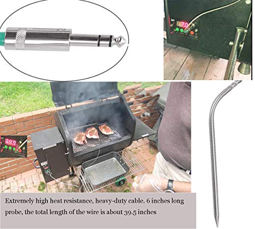 Replacement Temperature Meat Probe, Compatible with Green Mountain Grills, Works with GMG Pellet Grills Daniel Boone Choice& Jim Bowie Choice Grill