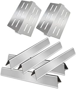 youfire heat deflector and flavorizer bars stainless steel gas grill replacement parts for weber genesis 300 series e310 e320 e330 s310 s320 s330 ep/cep-310 ep/cep-320 ep/cep-330