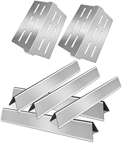 YOUFIRE Heat Deflector and Flavorizer Bars Stainless Steel Gas Grill Replacement Parts for Weber Genesis 300 Series E310 E320 E330 S310 S320 S330 EP/CEP-310 EP/CEP-320 EP/CEP-330