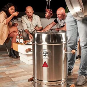 GRILLS EL BARRIL Barrel Grill in Stainless Steel (MEDIUM FULL COMBO)