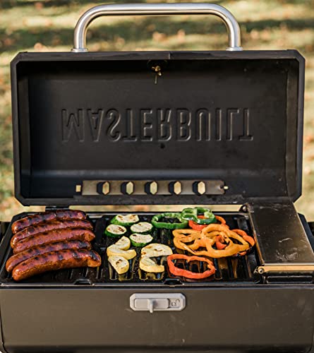 Masterbuilt MB20040522 Portable Charcoal Grill Without Cart, 17"D x 28"W x 9"H, Black