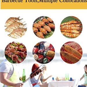 20Pcs Grilling Accessories BBQ Tools Set, Professional Stainless Steel Barbecue Tools Kit with Storage Bag for Outdoor Cooking Camping Grilling,Best Grill Gift for Men Women