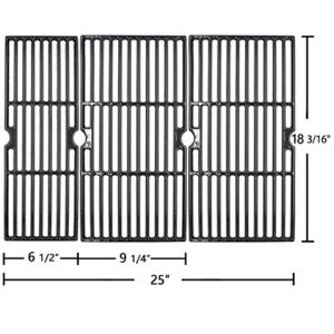 Hongso Grill Repair Kit Replacement for Charbroil 463349917 463347519 463347518 463347017 463342118 463335517 463332718 Models, Grill Grates Heat Plates Burner Tubes Included